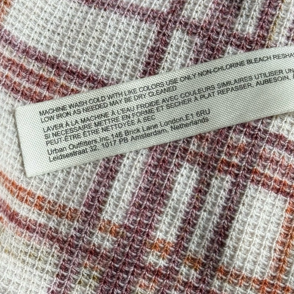 Free People Checkered V-Neck Onesie Lightweight Pajamas - Picture 10 of 12